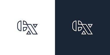 Soyut sanat eseri ilk harfleri CX logosu. Bu logo, yaratıcı bir şekilde soyut yazı karakterine sahip. Hangi şirket ya da markanın başlattığı bu başlangıç noktası için uygun olacaktır..