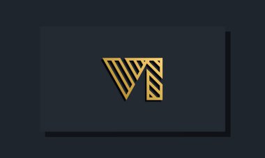 Zarif bir sanat eseri ilk harfi VI logosu. Bu logo yaratıcı bir şekilde iki yaratıcı harfle birleşti. İlk harfleri hangi şirket ya da markanın başlattığı uygun olacaktır..