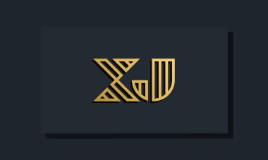 Zarif sanat eseri ilk harfi XJ logosu. Bu logo yaratıcı bir şekilde iki yaratıcı harfle birleşti. İlk harfleri hangi şirket ya da markanın başlattığı uygun olacaktır..