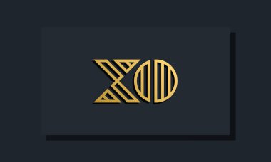 Zarif satır sanat baş harfi XO logosu. Bu logo yaratıcı bir şekilde iki yaratıcı harfle birleşti. İlk harfleri hangi şirket ya da markanın başlattığı uygun olacaktır..