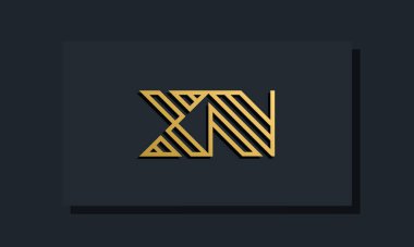 Zarif bir sanat eseri ilk harfi XN logosu. Bu logo yaratıcı bir şekilde iki yaratıcı harfle birleşti. İlk harfleri hangi şirket ya da markanın başlattığı uygun olacaktır..