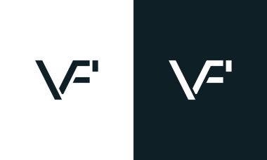 Yaratıcı asgari soyut harf VF logosu. Bu logo, yaratıcı bir şekilde soyut yazı karakterine sahip. Hangi şirket ya da markanın başlattığı bu başlangıç noktası için uygun olacaktır..