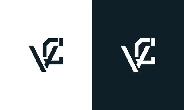 Premium Vector  Letter nl or vl monogram logo with business card design