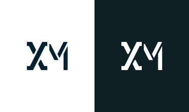 Yaratıcı asgari soyut harf XM logosu. Bu logo, yaratıcı bir şekilde soyut yazı karakterine sahip. Hangi şirket ya da markanın başlattığı bu başlangıç noktası için uygun olacaktır..