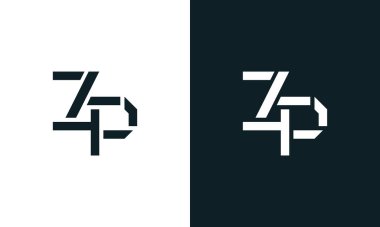 Yaratıcı asgari soyut harf ZP logosu. Bu logo, yaratıcı bir şekilde soyut yazı karakterine sahip. Hangi şirket ya da markanın başlattığı bu başlangıç noktası için uygun olacaktır..