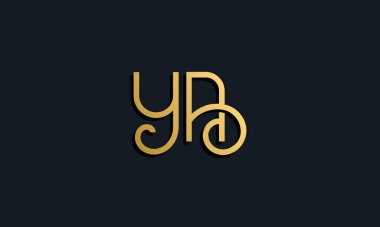Lüks moda ilk harf YA logosu. Bu simge modern yazı karakterini yaratıcı bir şekilde birleştirir. Bu başlangıç için hangi şirket veya markanın adı uygun olacaktır.
