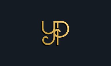 Lüks moda ilk harf YP logosu. Bu simge modern yazı karakterini yaratıcı bir şekilde birleştirir. Bu başlangıç için hangi şirket veya markanın adı uygun olacaktır.