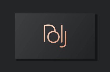 Soyut lüks ilk harf BJ logosu. Bu logo, yaratıcı bir şekilde soyut yazı karakterine sahip. Hangi şirket ya da markanın başlattığı bu başlangıç noktası için uygun olacaktır..