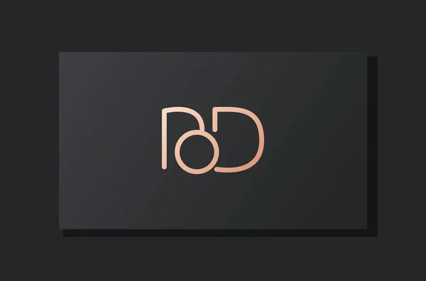 Logotipo Luxo Abstrato Inicial Este Logotipo Incorpora Com Typeface Abstrato — Vetor de Stock