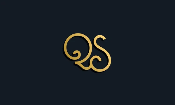 Logo Iniziale Moda Lusso Questa Icona Incorpora Con Caratteri Tipografici — Vettoriale Stock