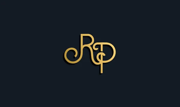 Luxury Fashion Initial Letter Logo Icon Incorporate Modern Typeface Creative — Stock Vector