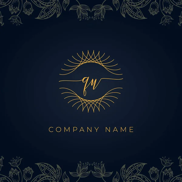 Logotipo Elegante Carta Luxo Este Ícone Incorpora Com Abstrato Arredondado —  Vetores de Stock