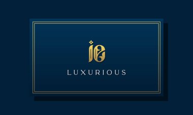 Klasik kraliyet baş harfleri, yani logo. Bu logo yaratıcı bir şekilde lüks yazı karakteri ile birleşiyor. Kraliyet, Butik, Otel, Heraldic, Moda ve Mücevherat için uygun olacak..