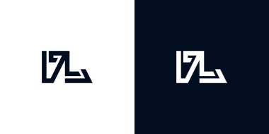 Asgari yaratıcı ilk harfler DL logosu. Bu logo yaratıcı bir şekilde iki yaratıcı harfle birleşti. İlk harfleri hangi şirket ya da markanın başlattığı uygun olacaktır..