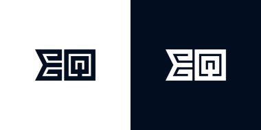 En az yaratıcı ilk harfler EQ logosu. Bu logo yaratıcı bir şekilde iki yaratıcı harfle birleşti. İlk harfleri hangi şirket ya da markanın başlattığı uygun olacaktır..