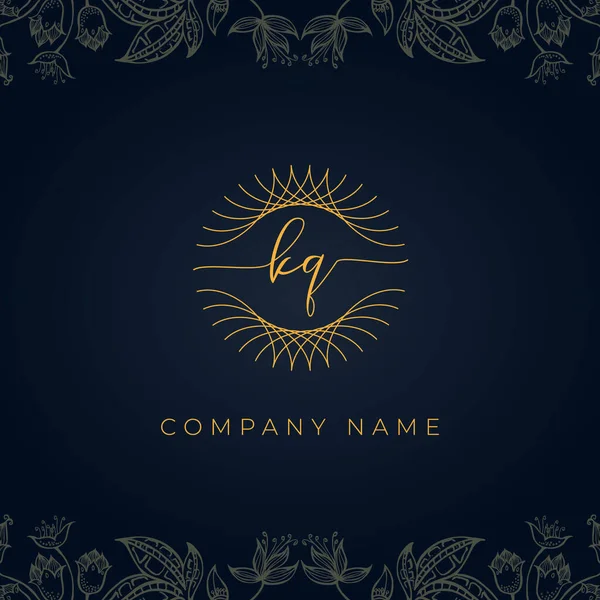 Logotipo Elegante Carta Luxo Este Ícone Incorpora Com Abstrato Arredondado —  Vetores de Stock