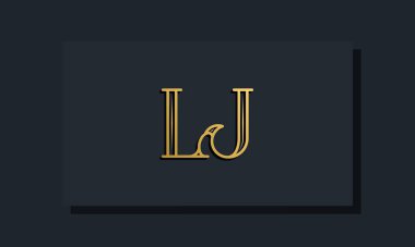 Minimal Inline stili ilk LJ logosu. Bu logo yaratıcı bir şekilde modern yazı karakterine sahip. Hangi şirket ya da markanın bu ilk adı başlatacağı için uygun olacaktır..