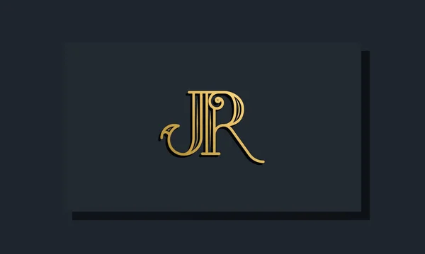 Initiales Logo Minimalen Inline Stil Dieses Logo Mit Moderner Schrift — Stockvektor