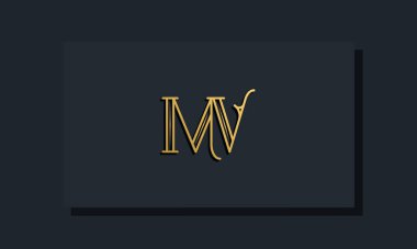 Minimal Inline stili ilk MV logosu. Bu logo yaratıcı bir şekilde modern yazı karakterine sahip. Hangi şirket ya da markanın bu ilk adı başlatacağı için uygun olacaktır..