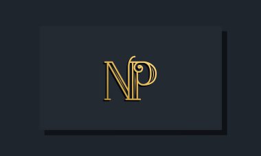 Minimal Inline stili ilk NP logosu. Bu logo yaratıcı bir şekilde modern yazı karakterine sahip. Hangi şirket ya da markanın bu ilk adı başlatacağı için uygun olacaktır..