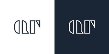 Soyut sanat eserleri ilk harfleri QT logosu. Bu logo, yaratıcı bir şekilde soyut yazı karakterine sahip. Hangi şirket ya da markanın başlattığı bu başlangıç noktası için uygun olacaktır..