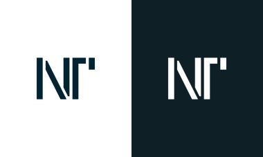 Yaratıcı asgari soyut harf NT logosu. Bu logo, yaratıcı bir şekilde soyut yazı karakterine sahip. Hangi şirket ya da markanın başlattığı bu başlangıç noktası için uygun olacaktır..