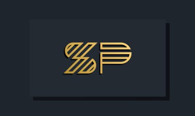 Zarif bir sanat eseri ilk harfi SP logosu. Bu logo yaratıcı bir şekilde iki yaratıcı harfle birleşti. İlk harfleri hangi şirket ya da markanın başlattığı uygun olacaktır..