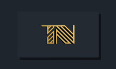 Zarif bir sanat eseri ilk harfi TN logosu. Bu logo yaratıcı bir şekilde iki yaratıcı harfle birleşti. İlk harfleri hangi şirket ya da markanın başlattığı uygun olacaktır..
