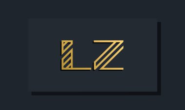 Zarif bir sanat eseri ilk harfi LZ logosu. Bu logo yaratıcı bir şekilde iki yaratıcı harfle birleşti. İlk harfleri hangi şirket ya da markanın başlattığı uygun olacaktır..