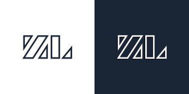 Soyut çizgiler, ZL harfleri. Bu logo, yaratıcı bir şekilde soyut yazı karakterine sahip. Hangi şirket ya da markanın başlattığı bu başlangıç noktası için uygun olacaktır..