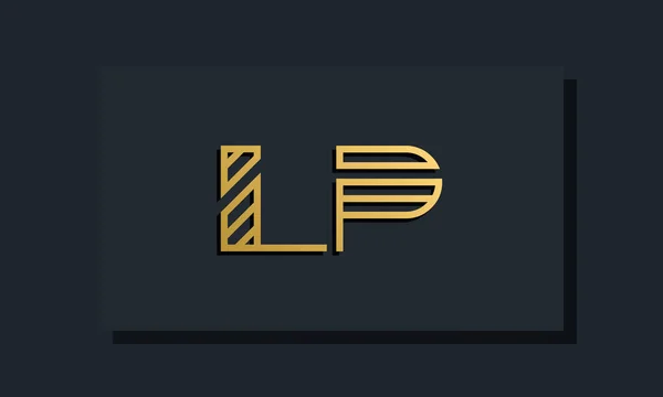 Elegante Línea Arte Inicial Letra Logo Este Logotipo Incorpora Con — Archivo Imágenes Vectoriales