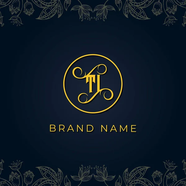 Royal Luxury Letter Logo Logo Incorporate Luxury Typeface Creative Wai — стоковый вектор