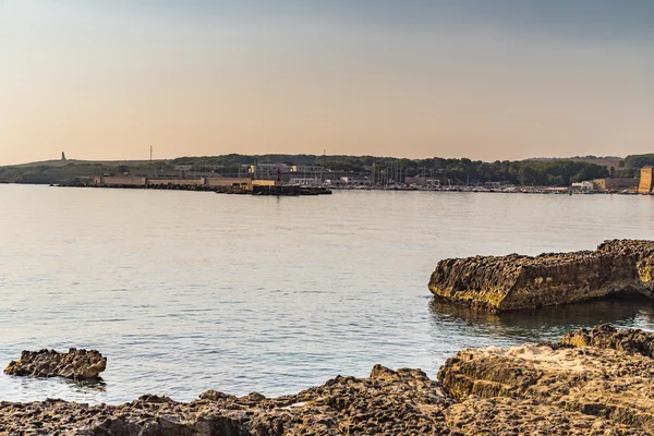 Bay Otranto Grekiska Messapian Staden Adriatiska Havet Italien — Stockfoto