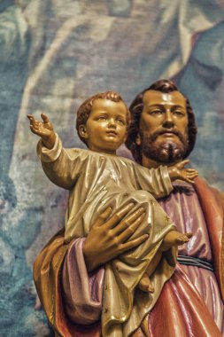 Aziz Joseph kollarında Kutsal Bebek İsa