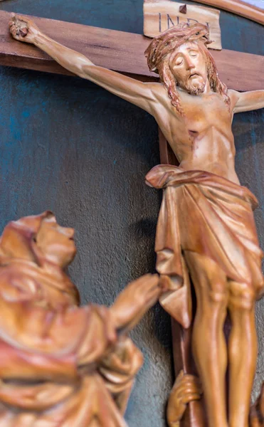 Estátua Jesus Cristo Crucificado — Fotografia de Stock