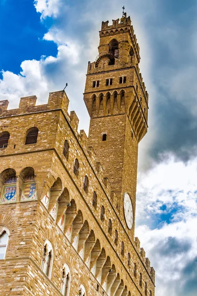 Memórias Corte Dos Médici Nas Muralhas Palazzo Della Signoria Significando — Fotografia de Stock