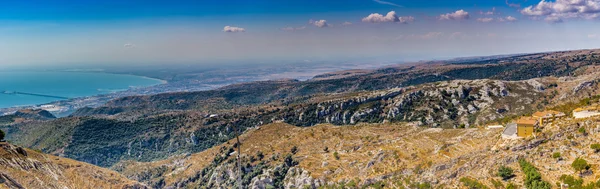 Utsikt Över Kusten Gargano Från Berget San Giovanni Rotondo Puglia — Stockfoto