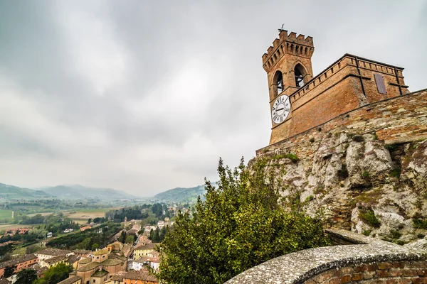 Talya Emilia Romagna Tepeleri Arasında Yuvalanmış Vadide Brisighella Eski Kentinde — Stok fotoğraf