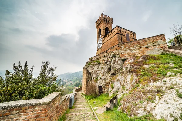 Talya Emilia Romagna Tepeleri Arasında Yuvalanmış Vadide Brisighella Eski Kentinde — Stok fotoğraf