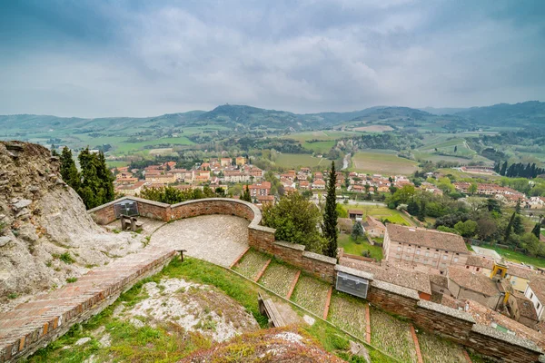 Brisighella Çatıları Talya Nın Güzel Ortaçağ Köylerinden Biri — Stok fotoğraf