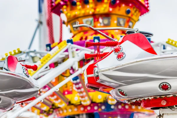 Detalhes Carrossel Com Aviões Falsos — Fotografia de Stock