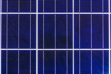 fotovoltaik panelin yakın çekimi