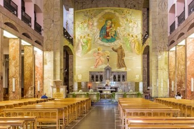Sanctuary of Saint Pio of Pietrelcina in Apulia clipart