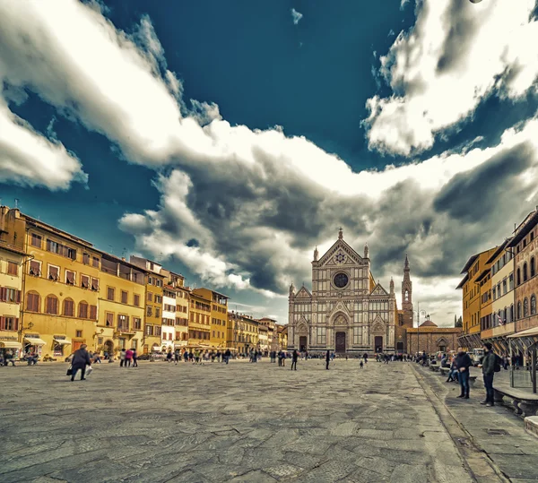 Iglesia Santa Cruz Florencia Italia —  Fotos de Stock