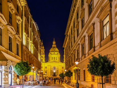 Macaristan'da Budapeşte sokakları