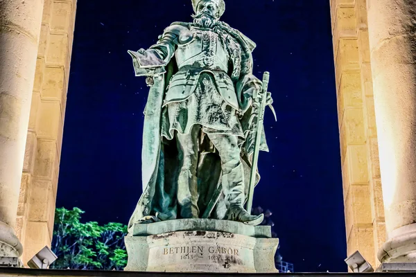 Place Des Héros Budapest Détail Rapproché Statue — Photo