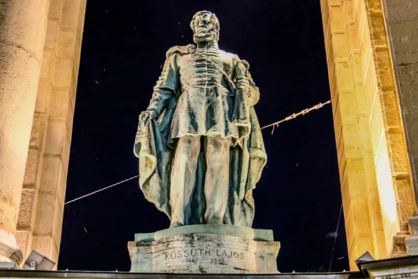 Budapeşte Kahramanlar Meydanı Heykelin Yakın Çekim Detayı — Stok fotoğraf