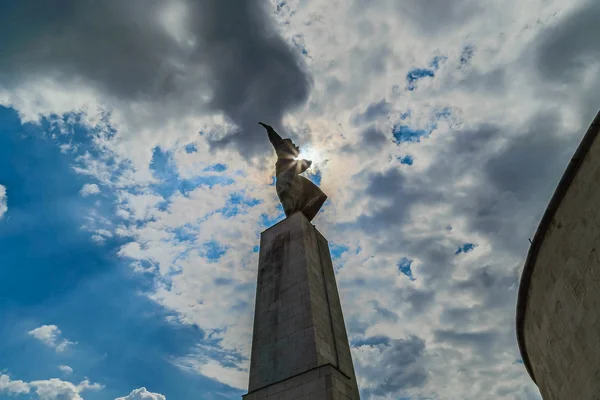 Szabadság Szobor Budapest Magyar — Stock Fotó