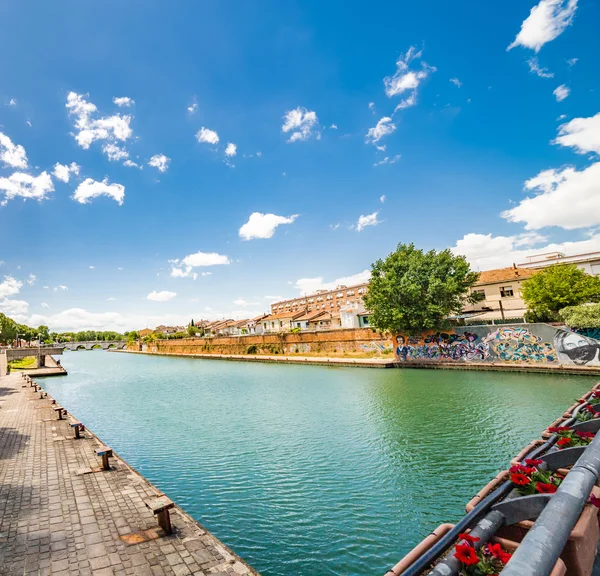 Tiberius Bridge Canal Port Rimini — Stockfoto