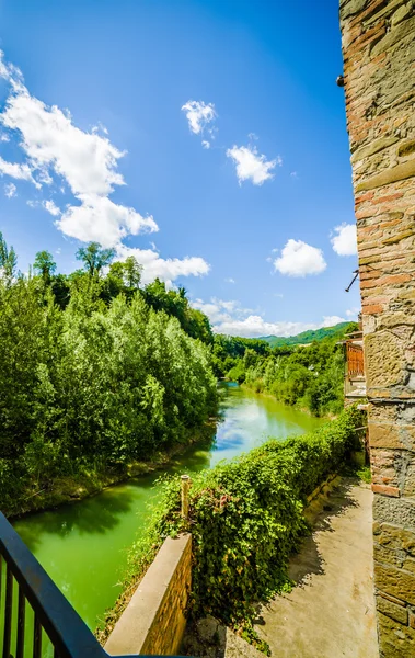 Serenidad Pueblo Tranquilo Las Colinas Campiña Romaña Italia Mientras Que — Foto de Stock